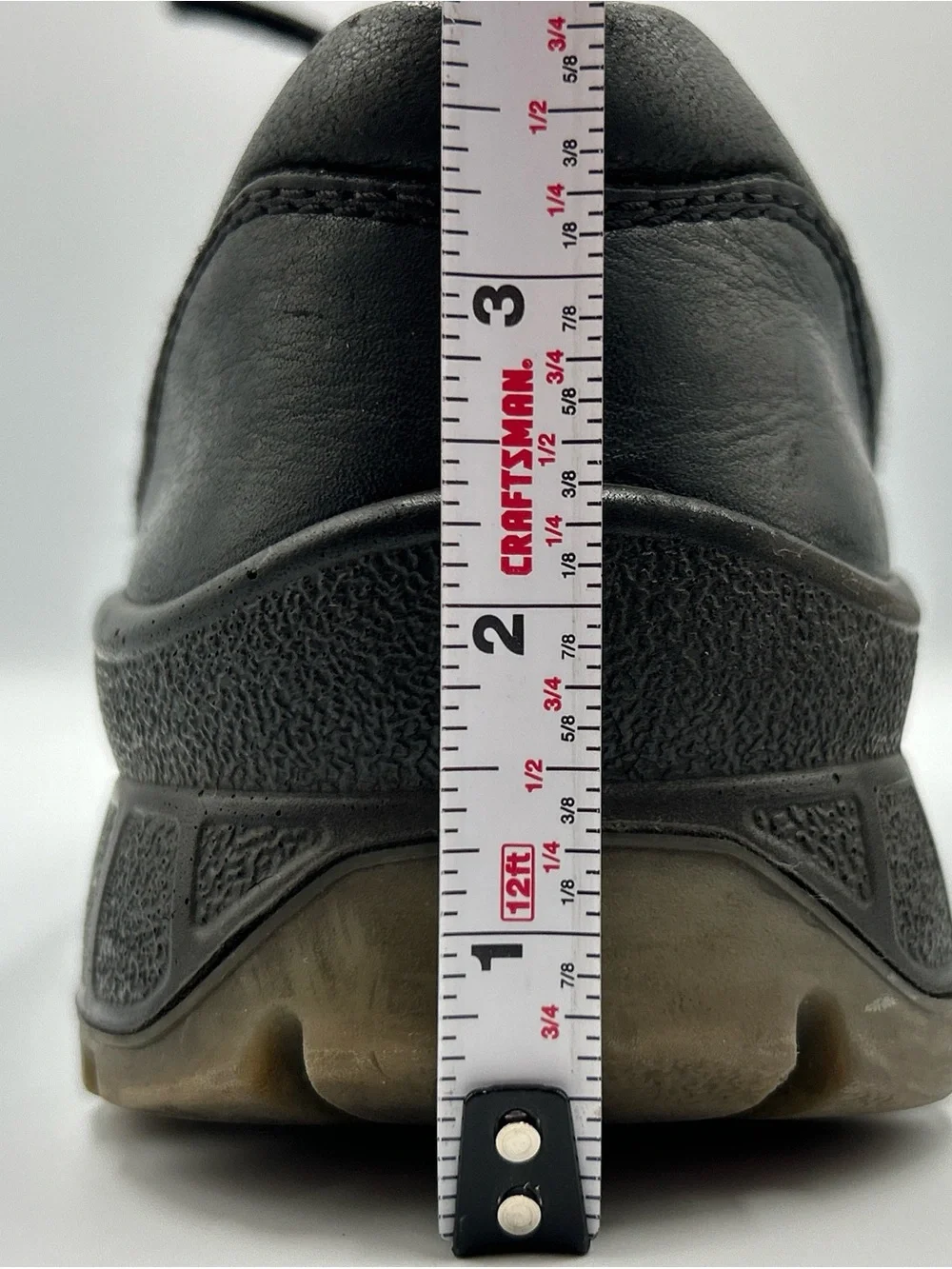 ECCO Track Goretex 25 Oxford Shoe Mens Size 9 Black Waterproof Leather Casual